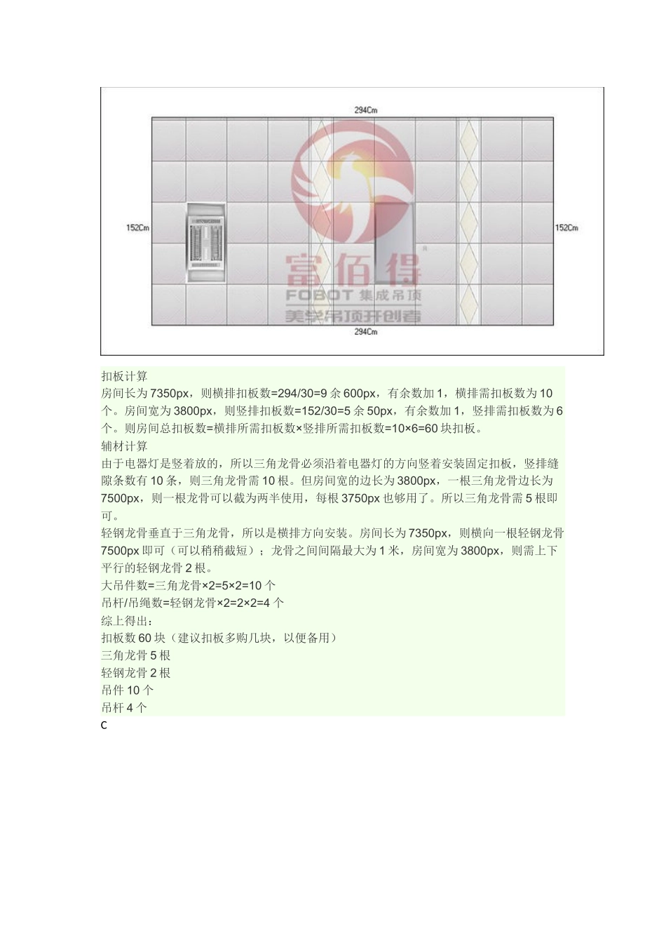 吊顶铝扣板计算方法_第3页