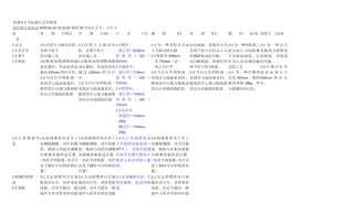 各国自行车标准汇总对照表