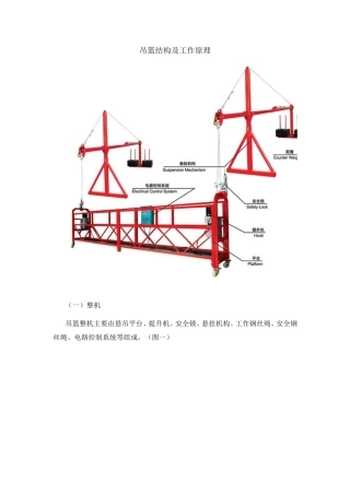吊篮结构及工作原理
