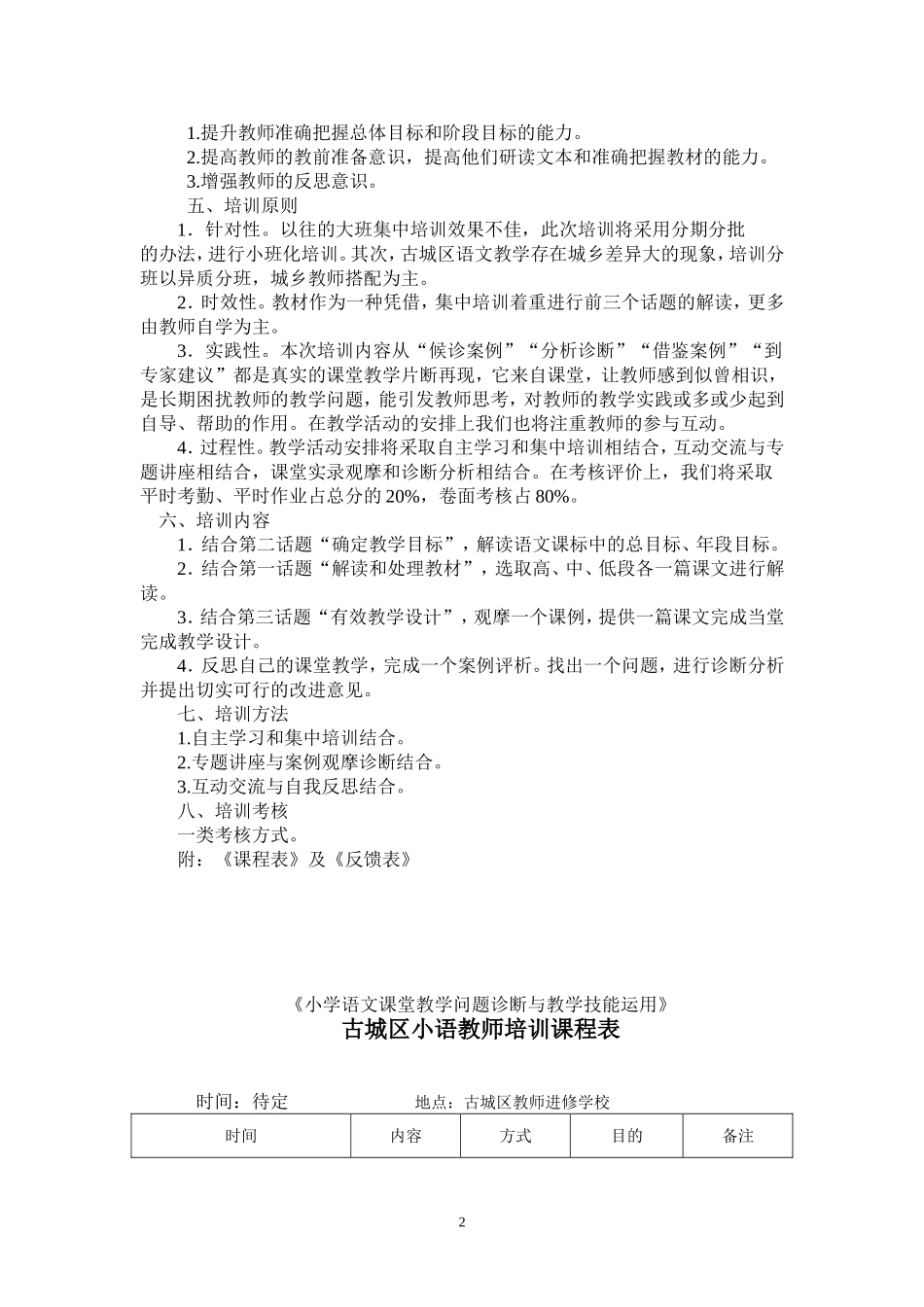 古城区小学教师继续教育培训_第2页