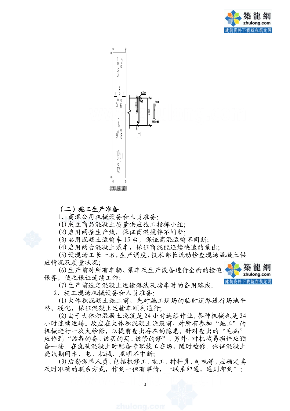 哈尔滨市某高层转换层施工方案-secret_第3页