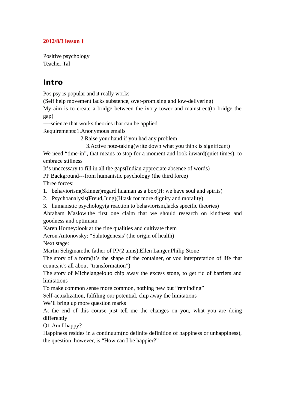 哈佛幸福课英文笔记_第1页