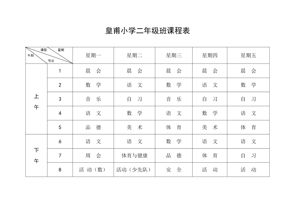 各年级课程表_第2页