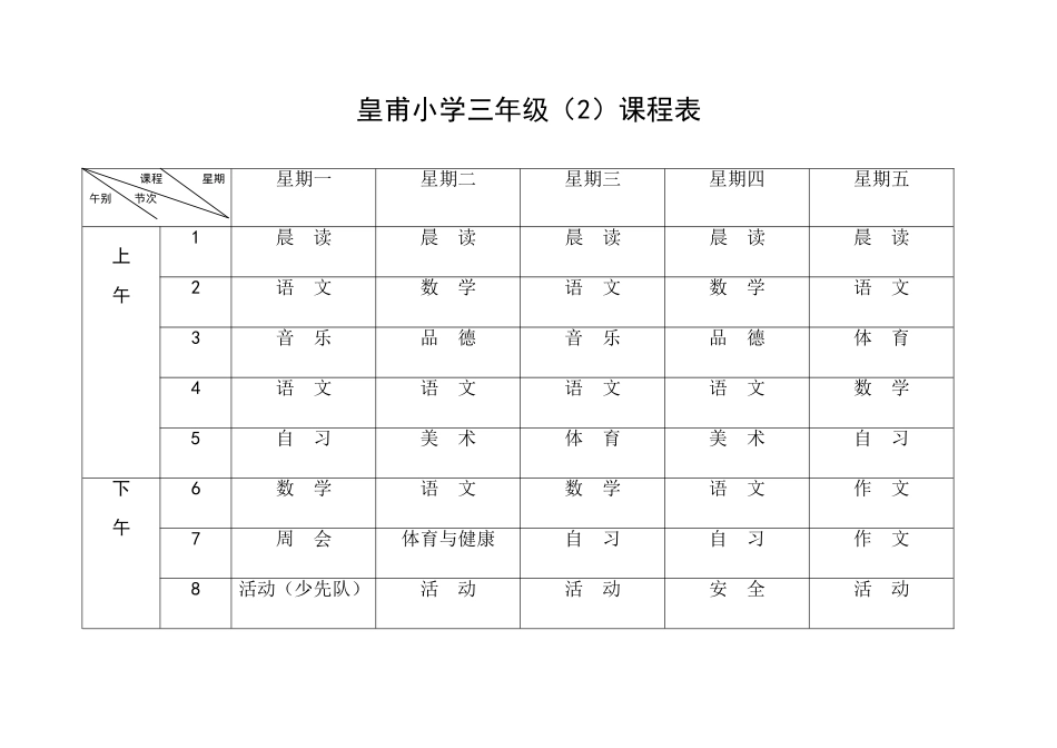各年级课程表_第3页