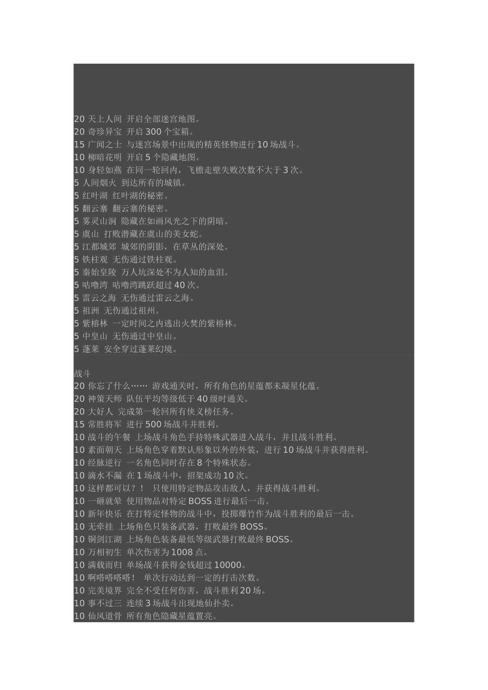 古剑奇谭成就+DLC攻略_第1页