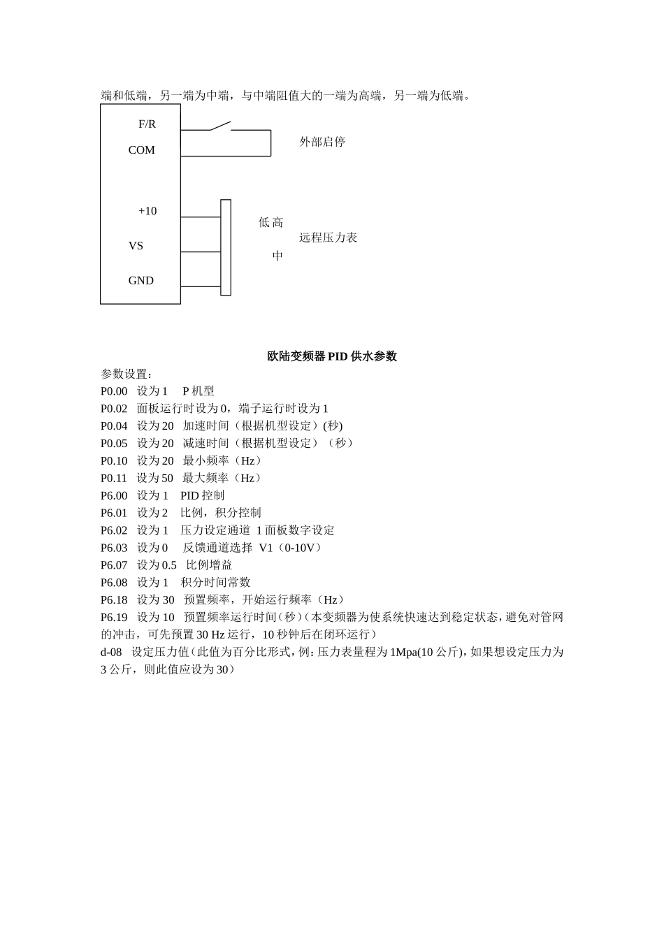 各种变频器恒压供水参数_第2页