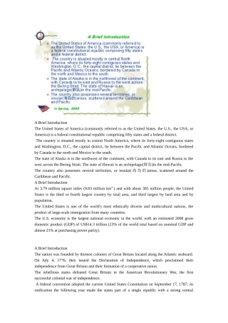 合工大美国历史与文化课件word版