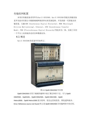 华为OSN3500