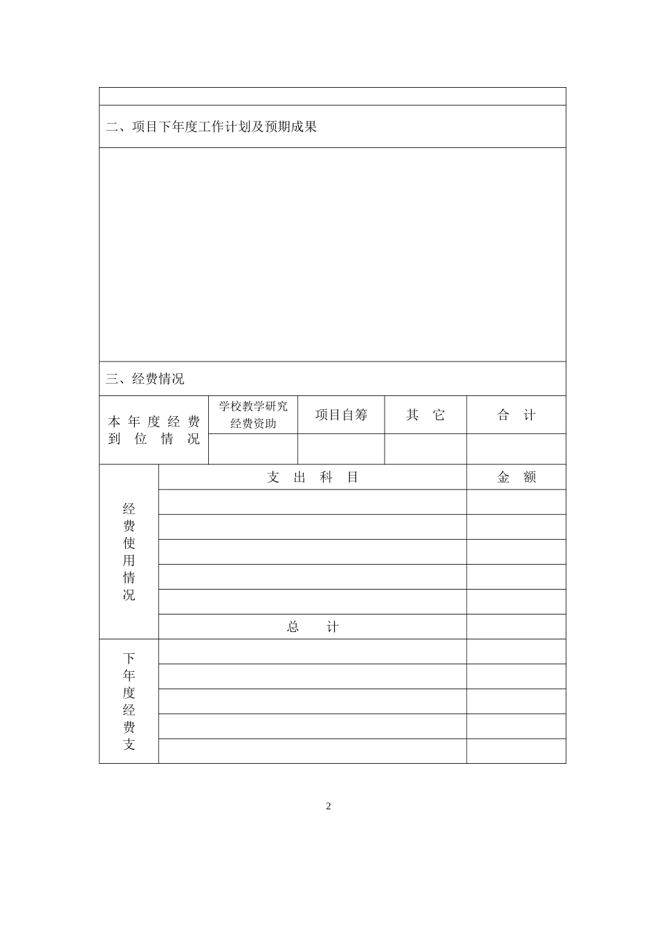 合肥工业大学教育教学研究项目中期检查表_第3页