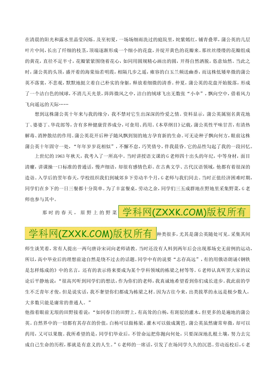 吉林省2017年中考语文真题试题(含解析)_第3页