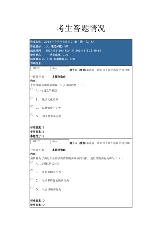华东理工-网络营销-网上作业2