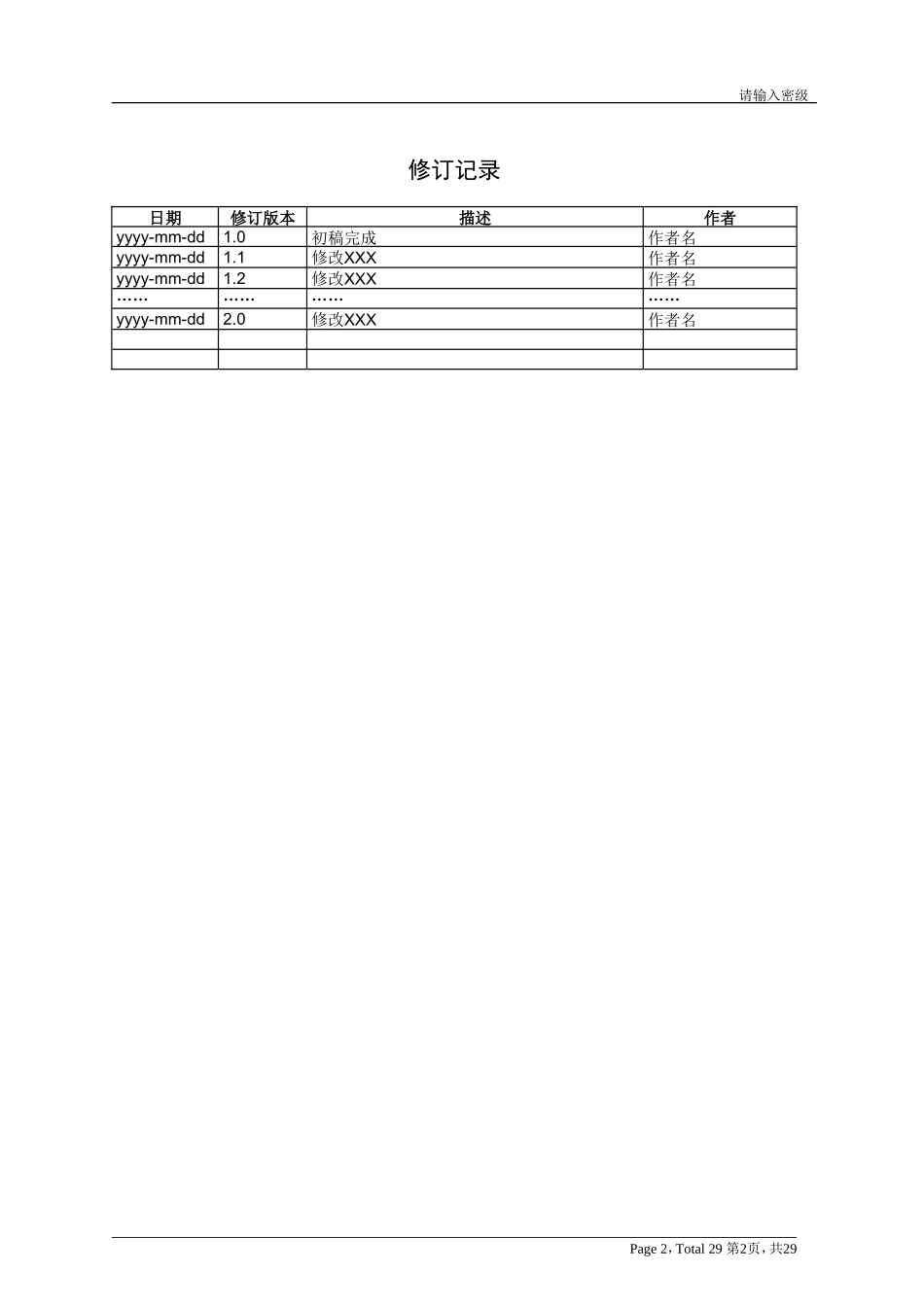 华为硬件总体设计模板_第2页