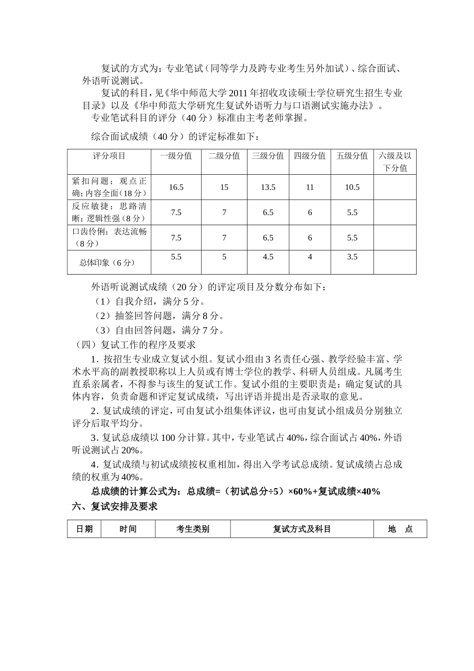 华中师范大学行政管理专业研究生招生一览表_第2页