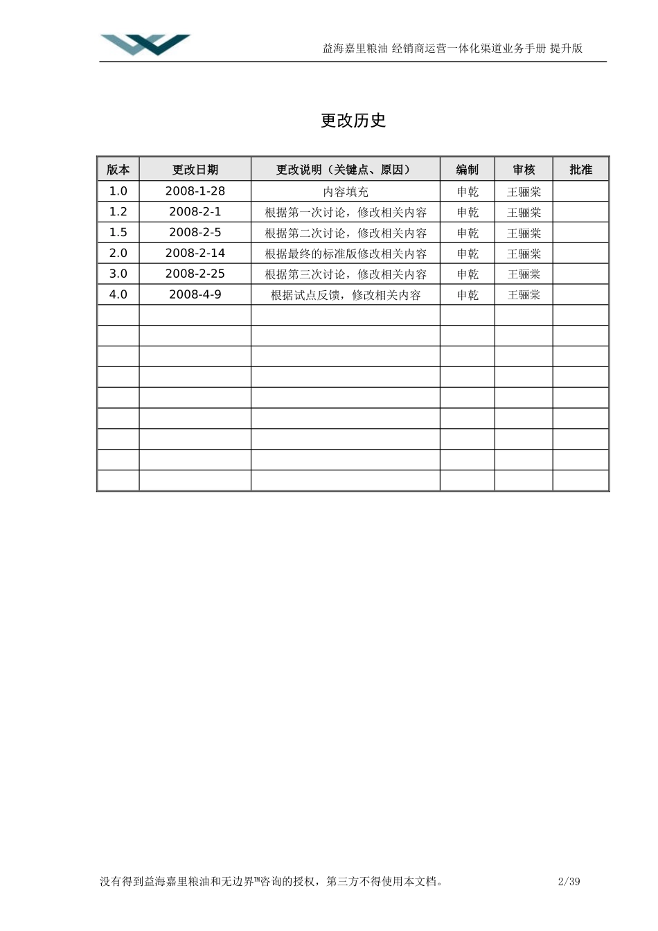 嘉里粮油渠道业务手册_第2页