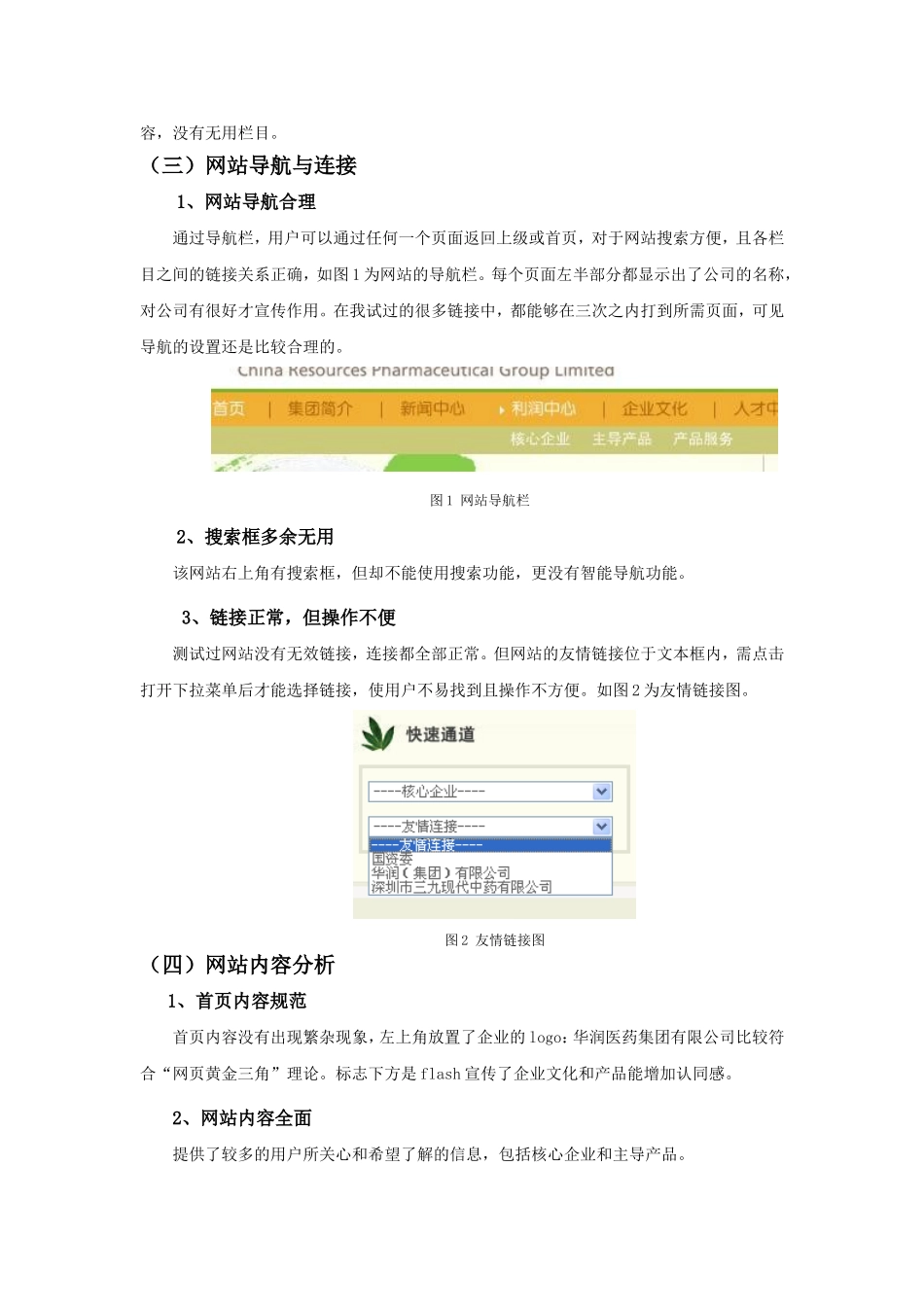 华润医药集团有限公司网站诊断_第2页