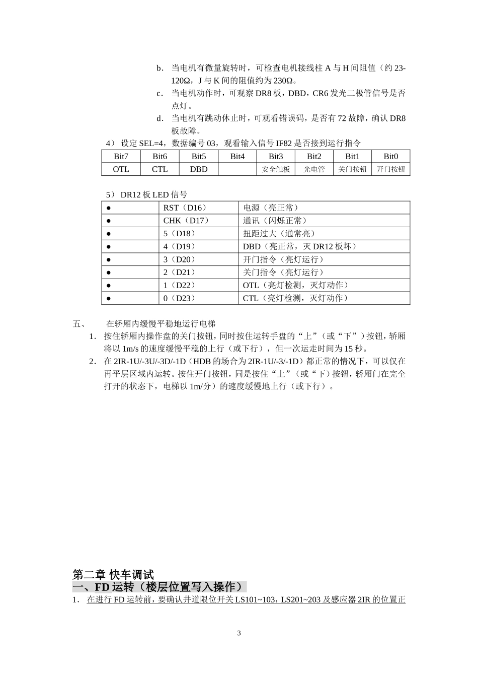 华升富士达电梯调试与维修手册_第3页