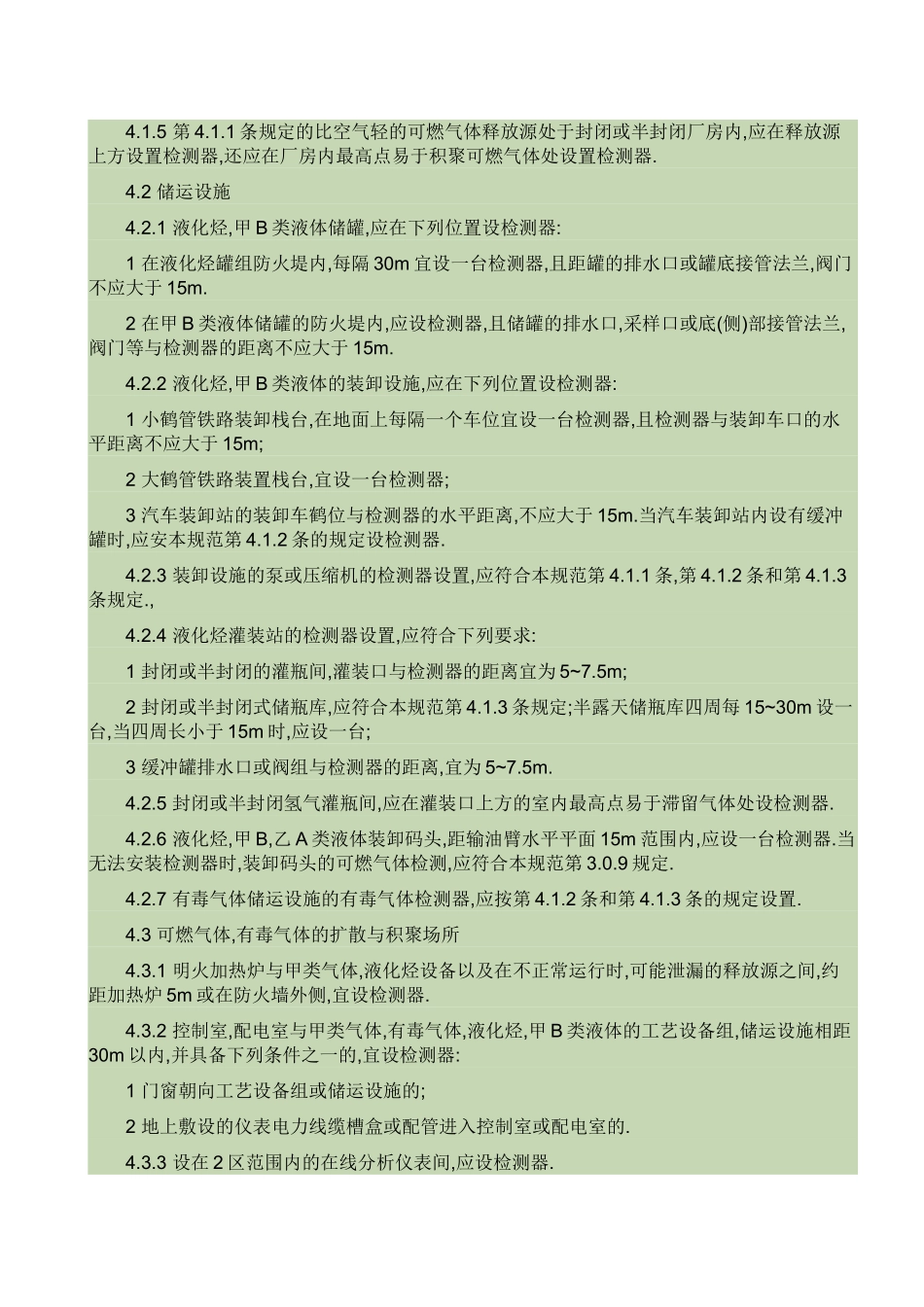 可燃气体检测探头的安装规范_第3页