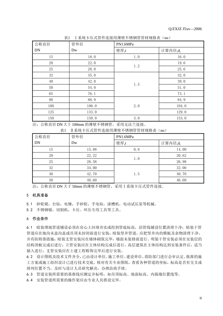卡压不锈钢管施工工艺标准_第2页