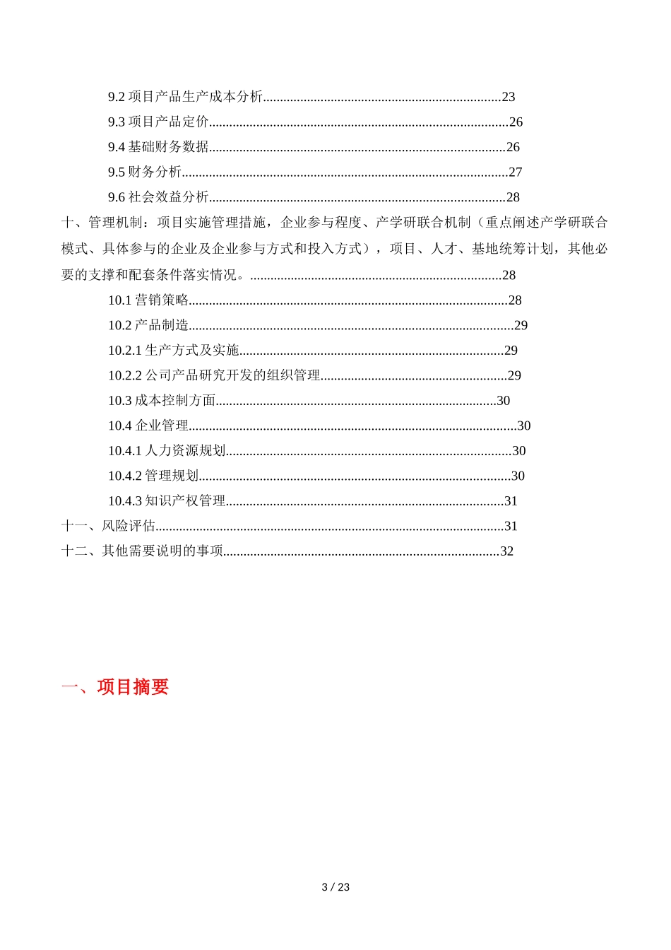 可研报告模板_第3页