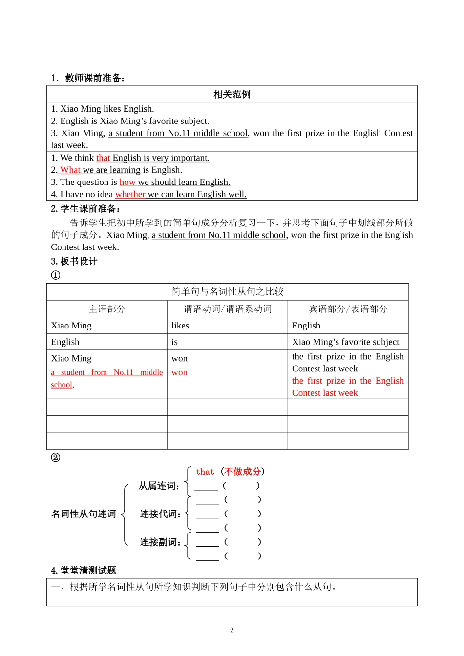 名词性从句教学设计_第2页
