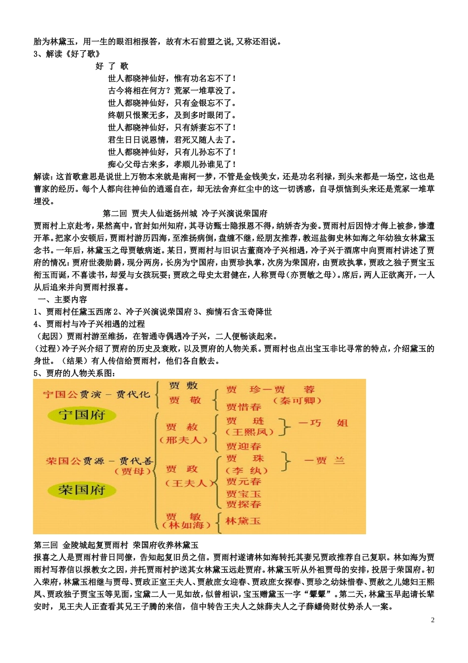 名著阅读《红楼梦》_第2页