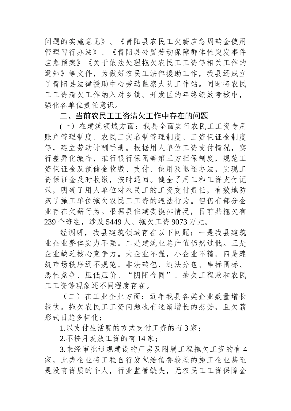 农民工工资支付保障工作总结_第2页