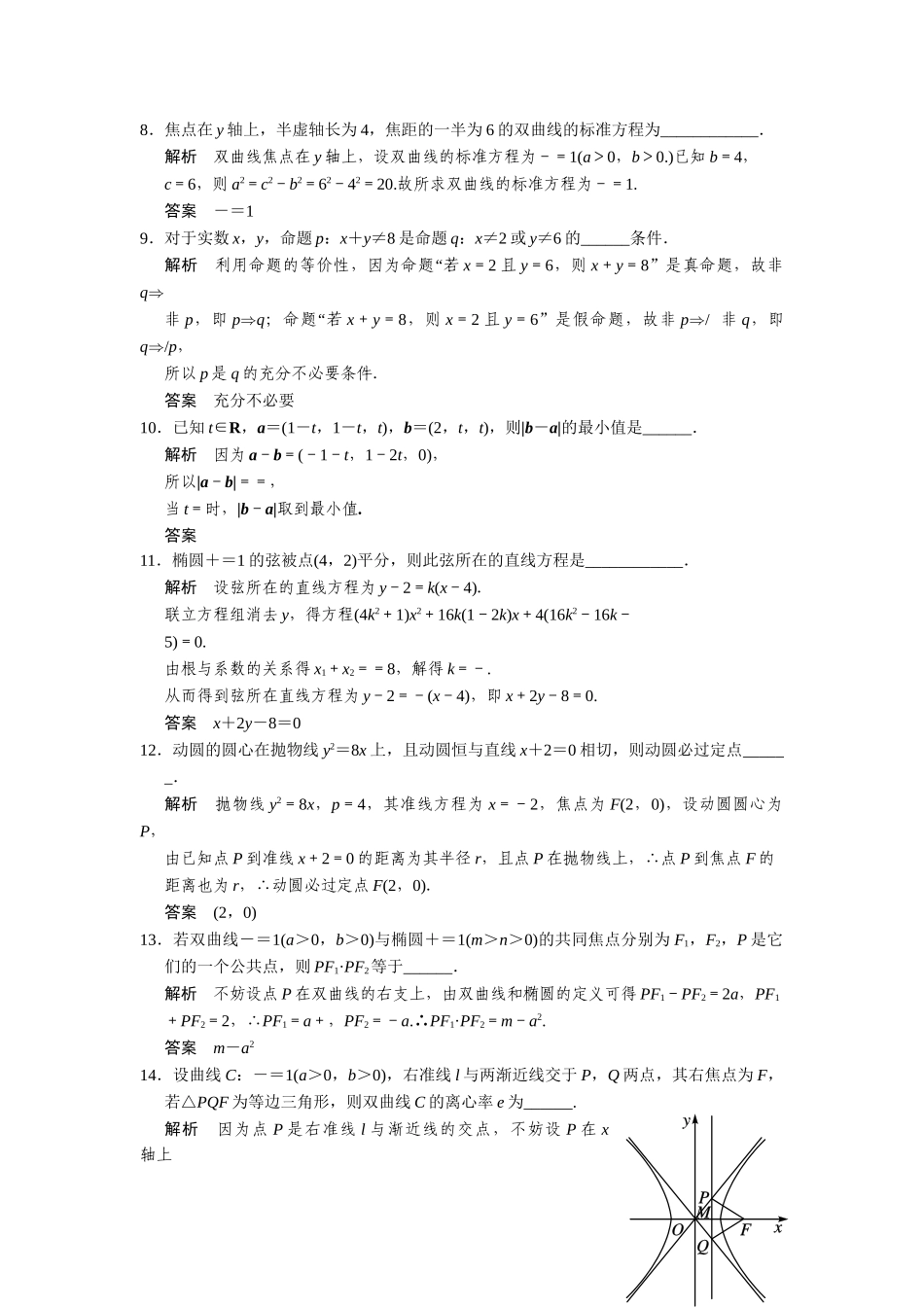 高中数学 模块检测 苏教版选修2-1_第2页