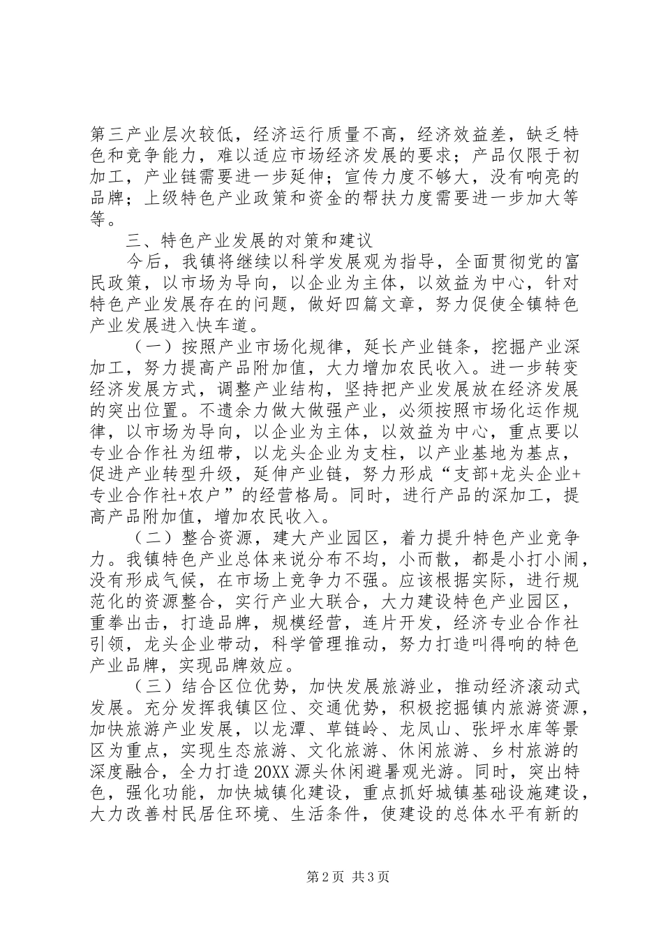 2024年特色产业发展调研报告_第2页