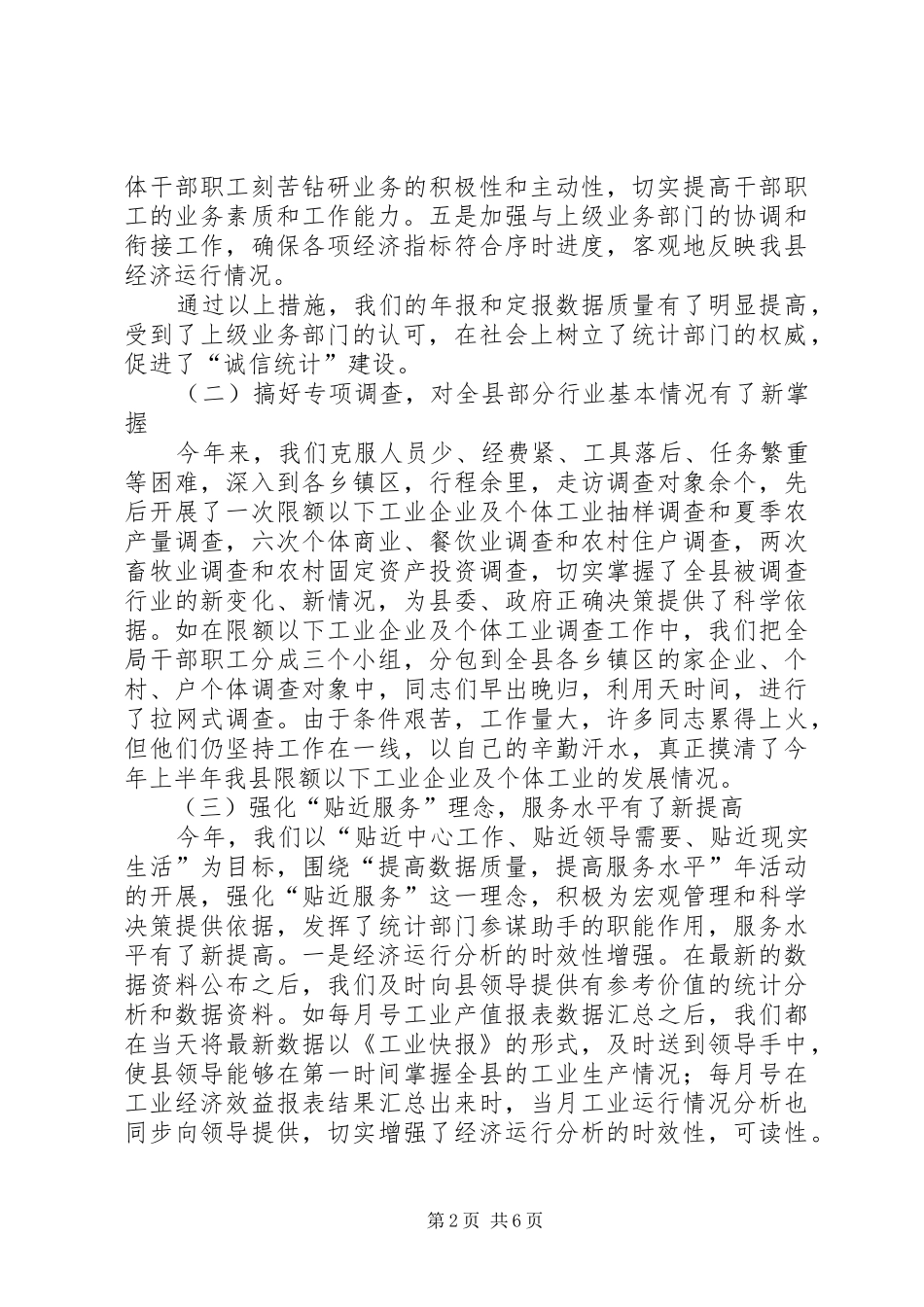 2024年统计局二四工作总结_第2页