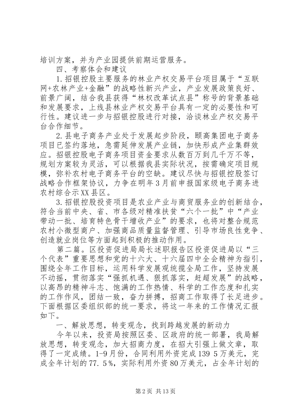 2024年投资促进局到银控公司考察报告_第2页