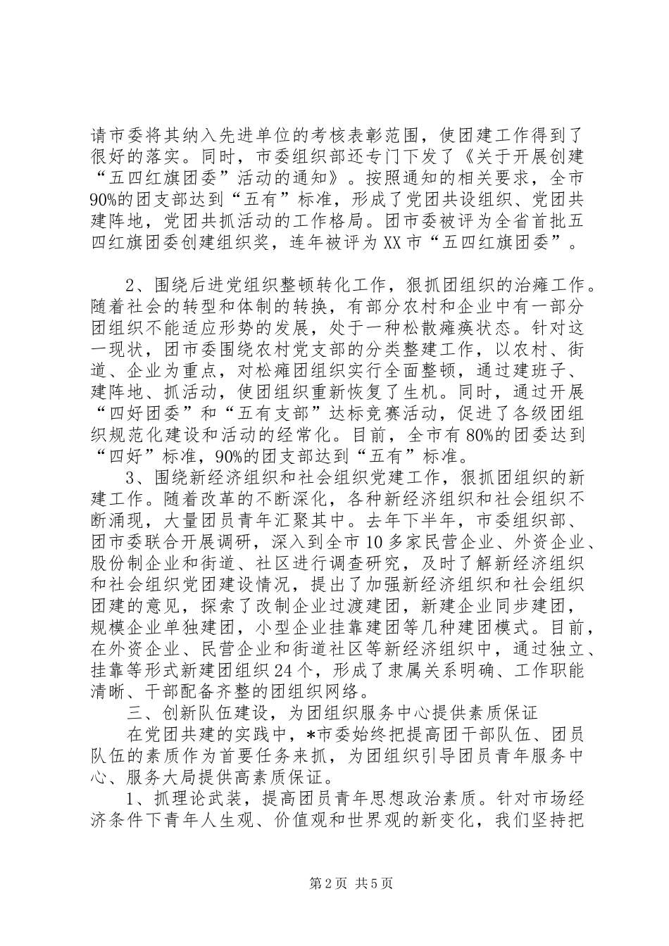 2024年团市委农村建设经验交流_第2页