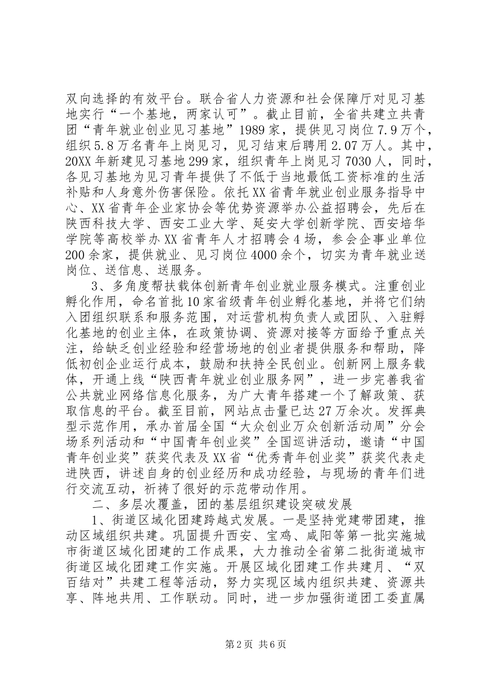 2024年团委城市青年工作部工作总结_第2页