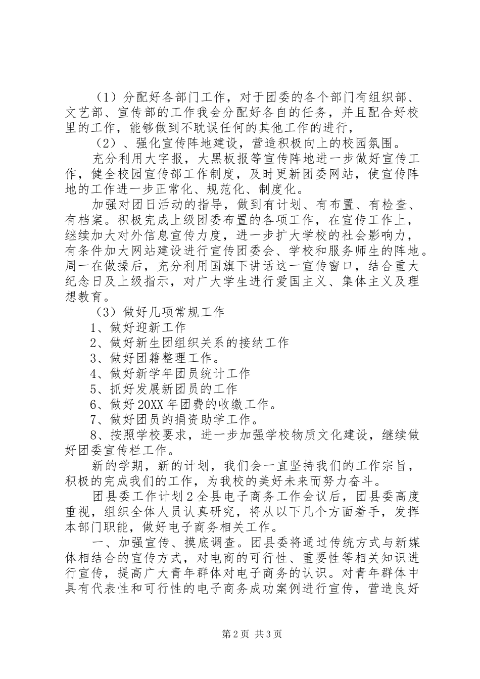 2024年团县委工作计划_第2页