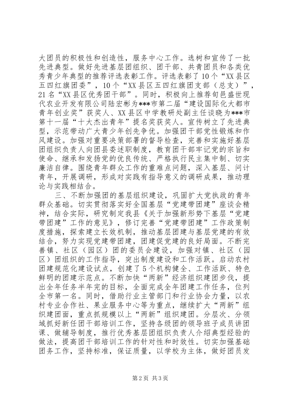 2024年团县委挂职半年个人工作总结_第2页