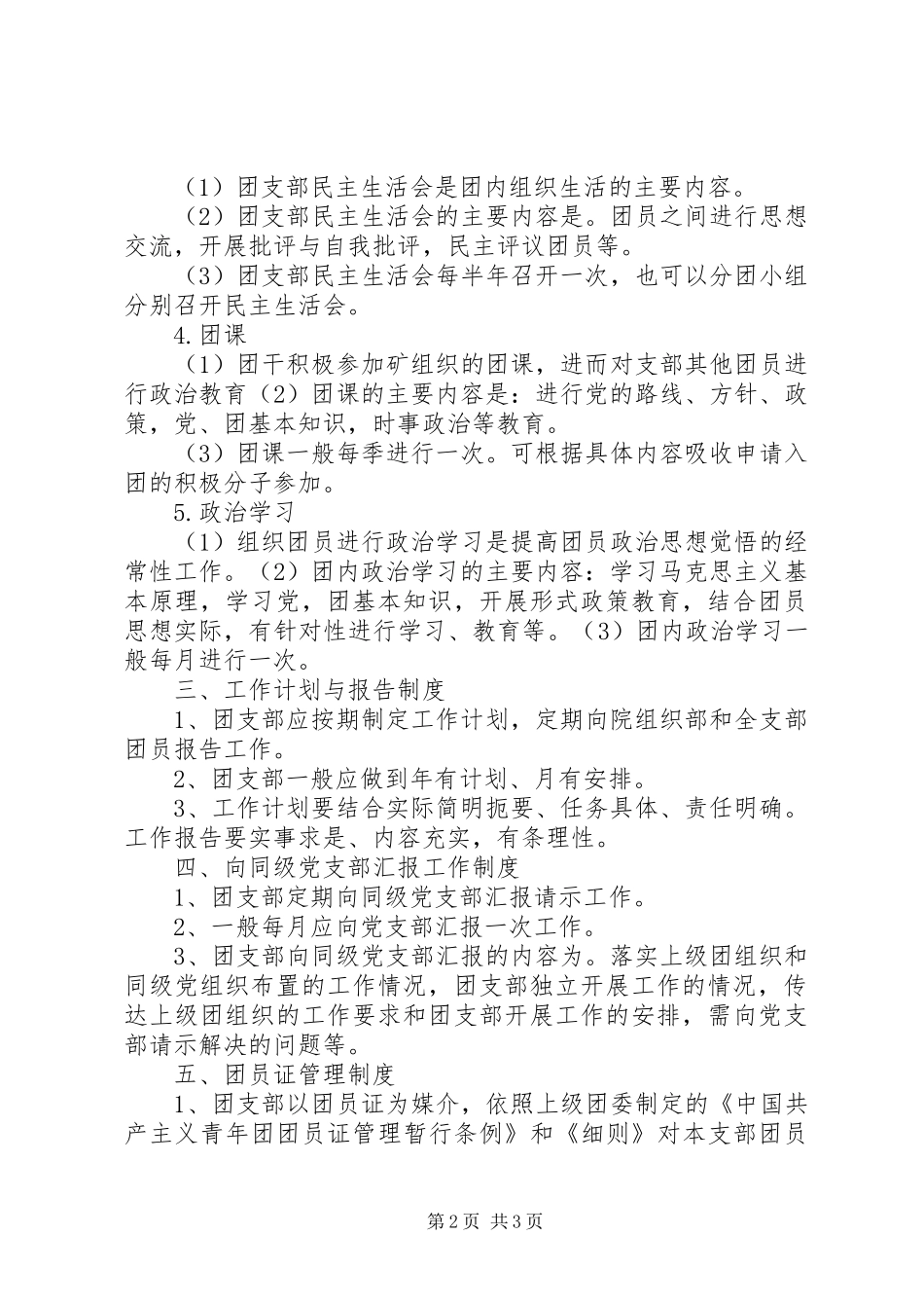 2024年团支部基本工作制度_第2页