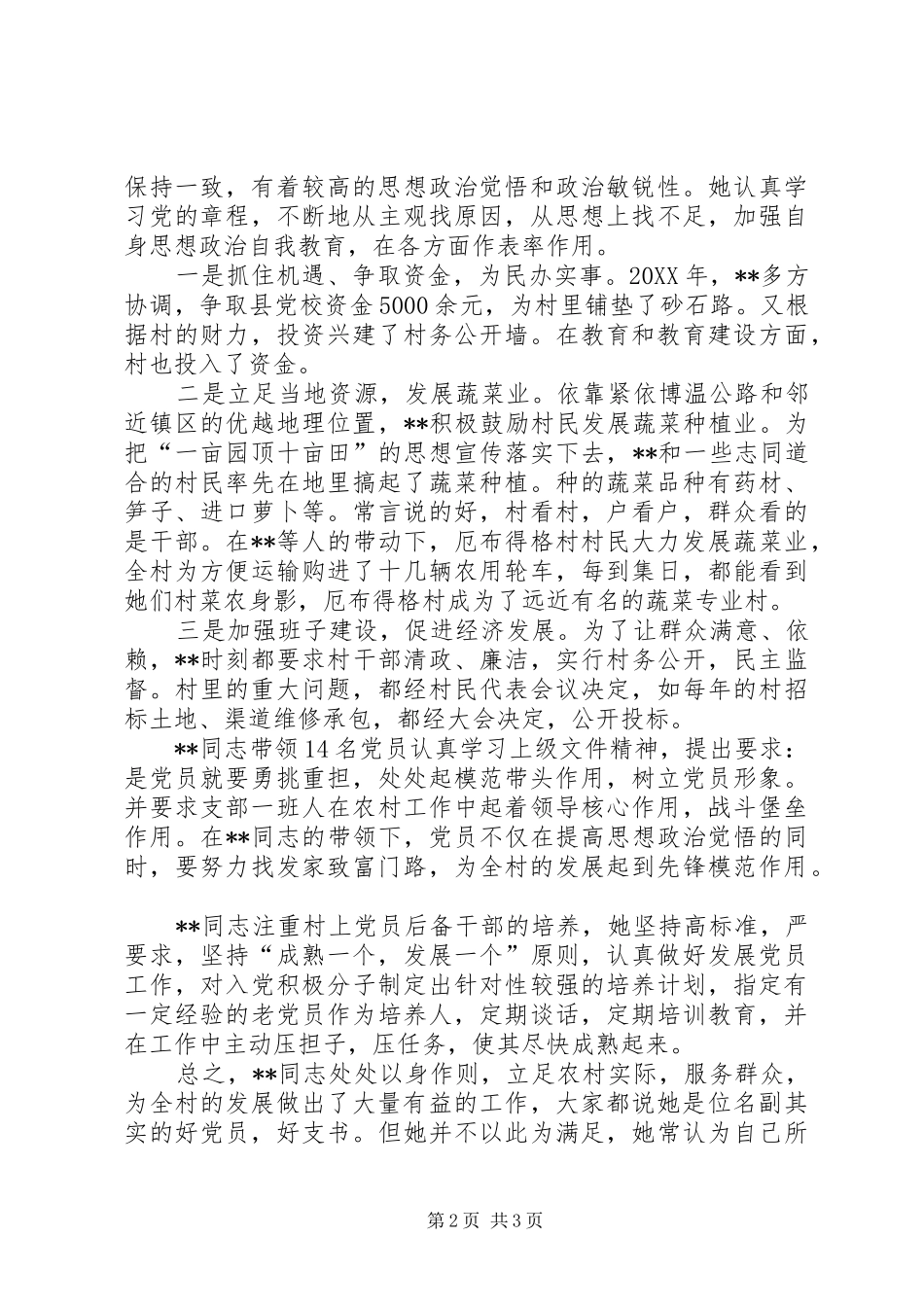 2024年一心为公的女支书_第2页