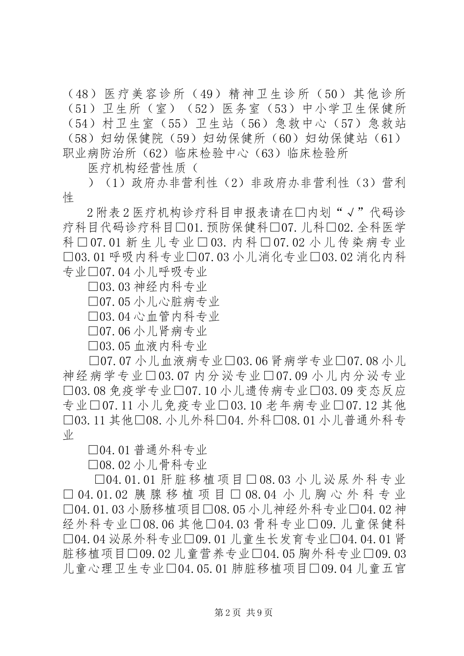 2024年医疗机构年度校验申请书_第2页