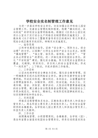 2024年学校安全实名制管理工作意见