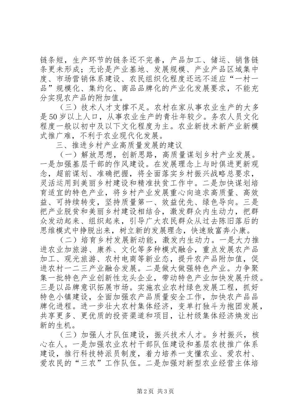 2024年以解放思想推进乡村产业高质量发展_第2页