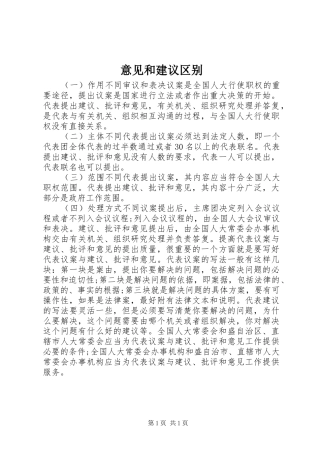 2024年意见和建议区别