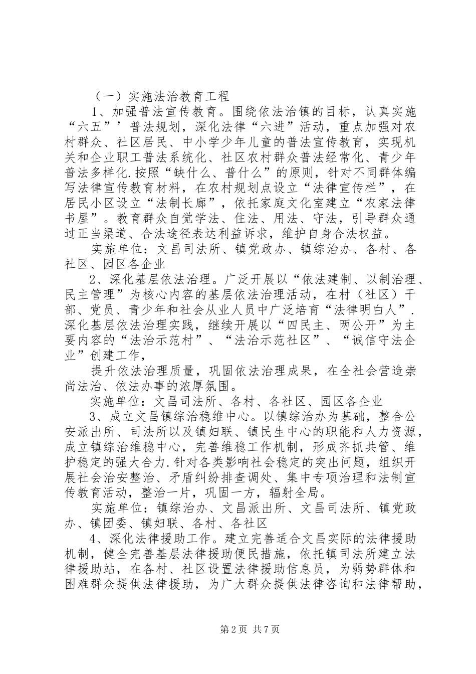 2024年文昌镇加强民风建设的实施方案_第2页