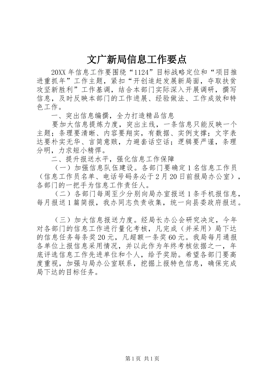 2024年文广新局信息工作要点_第1页