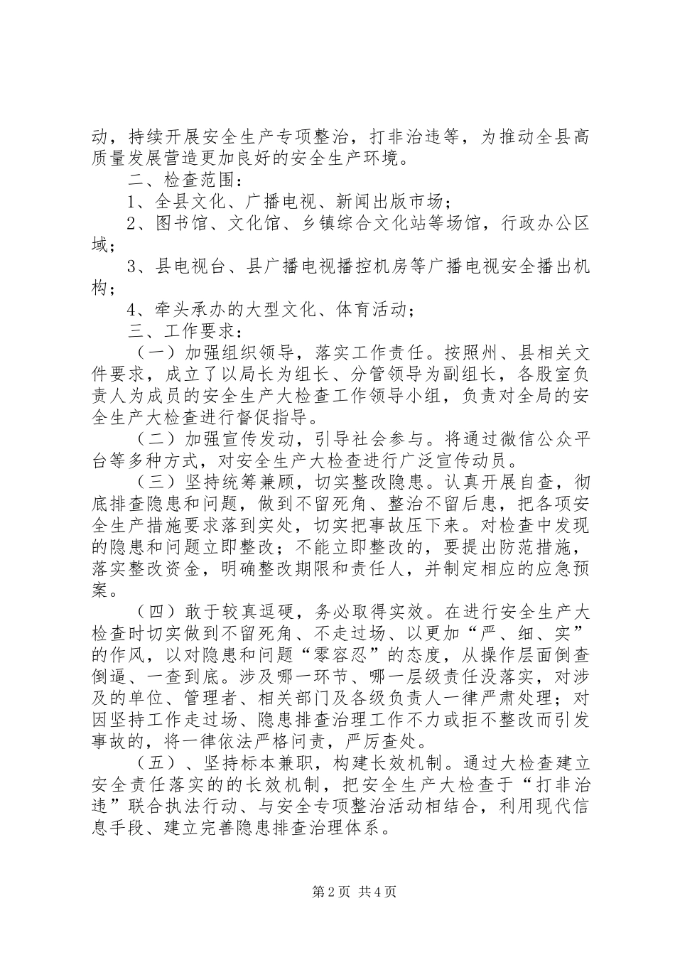 2024年文化旅游行业集中整治工作总结_第2页