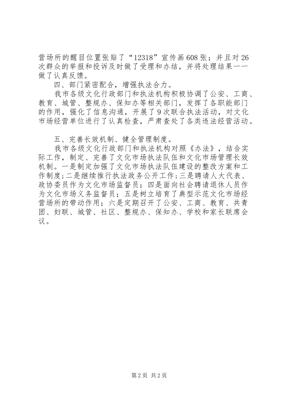 2024年文化市场执法情况报告_第2页