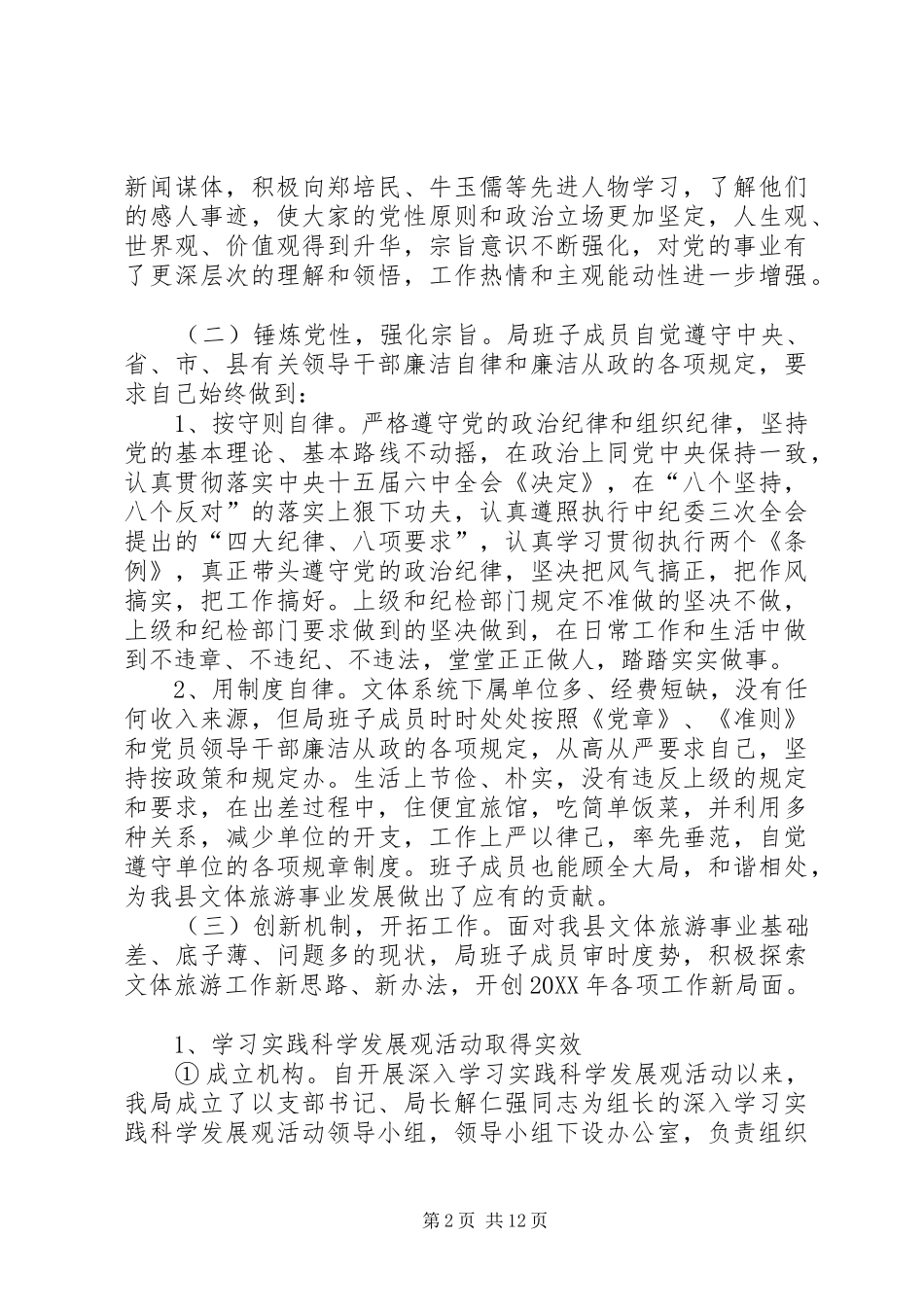 2024年文旅局负责人工作总结_第2页