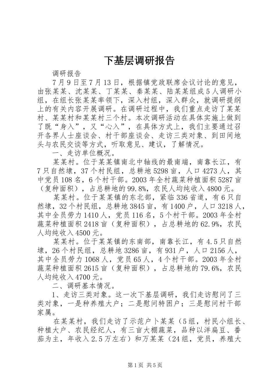 2024年下基层调研报告_第1页