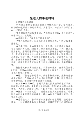 2024年先进人物事迹材料