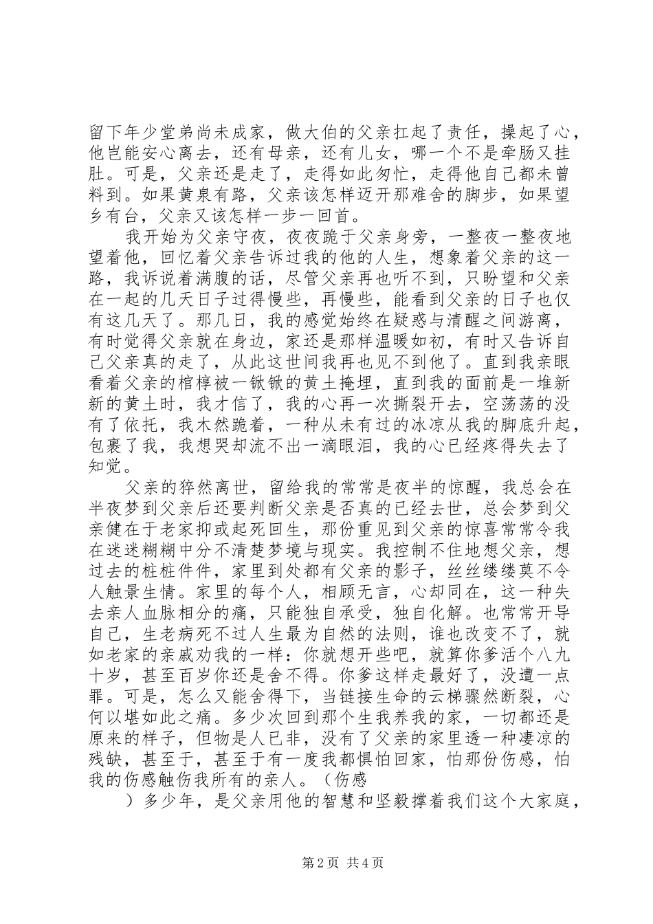 2024年我那无处安放的悲伤_第2页