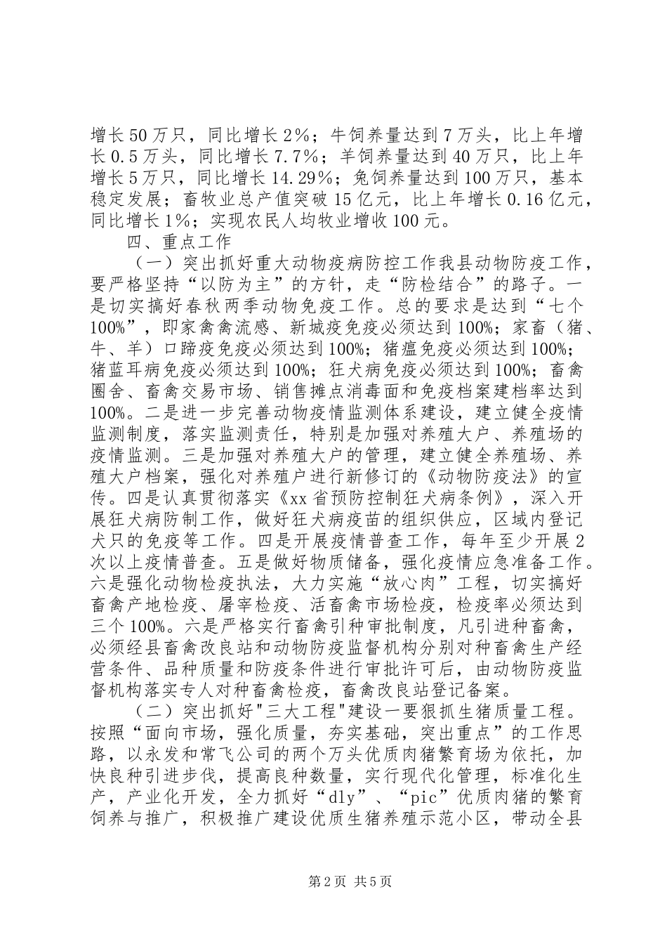 2024年县畜牧工作要点_第2页