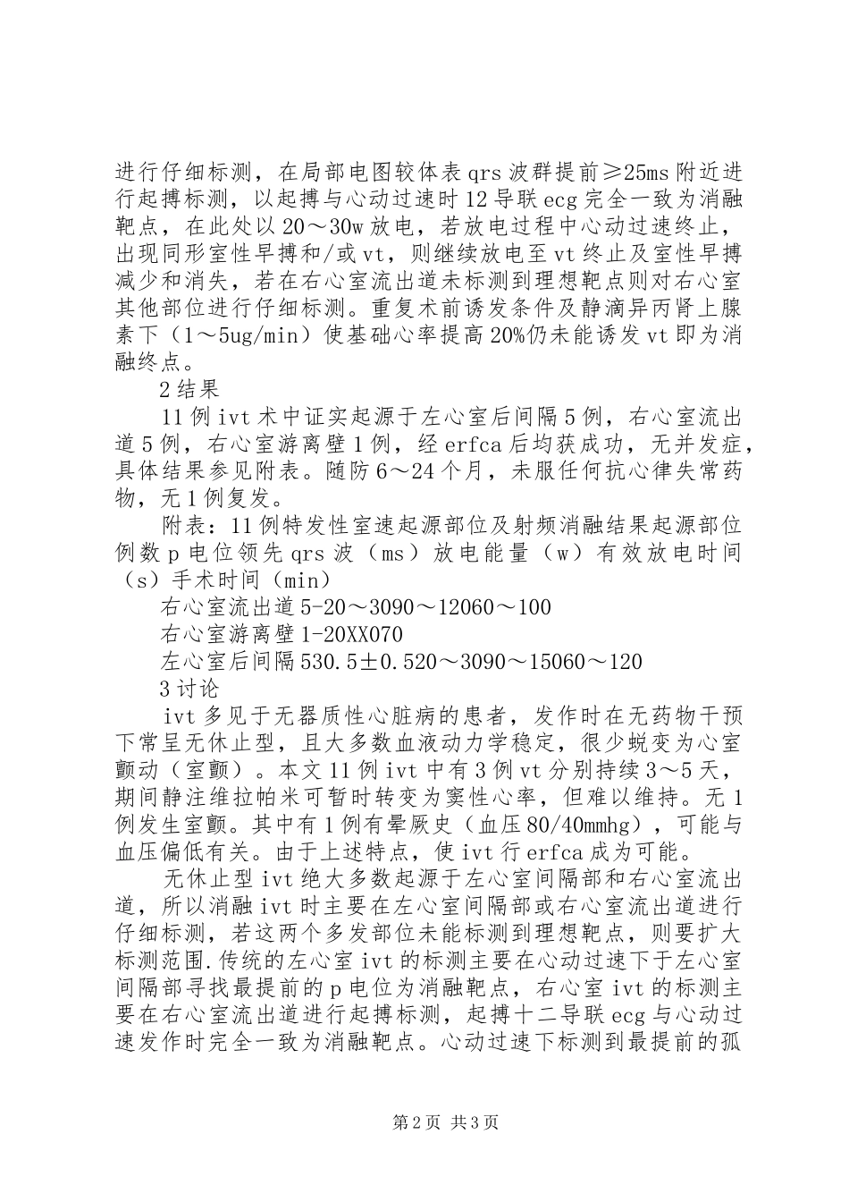 2024年无休止型特发性室性心动过速的急诊导管射频消融_第2页